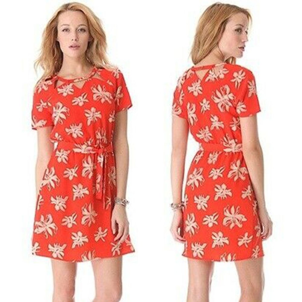 NWT! Viva Vena Chamberlan Dress - Orchid Print